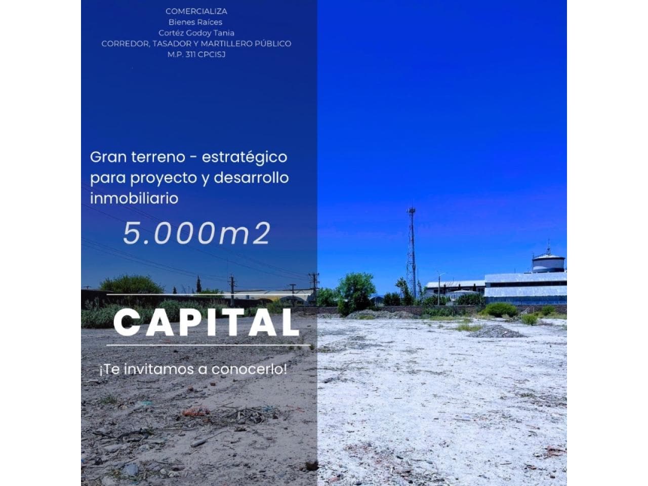Venta Terreno En Capital, Con 5.000m², Ubicación Privilegiada Y Gran Potencial