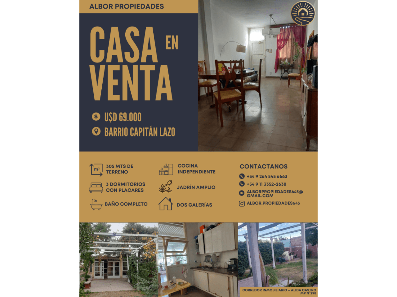 Casa Con Lote Propio, Espacios Verdes, Carácter Y Proyección, En Una Zona Con Demanda Sostenida.