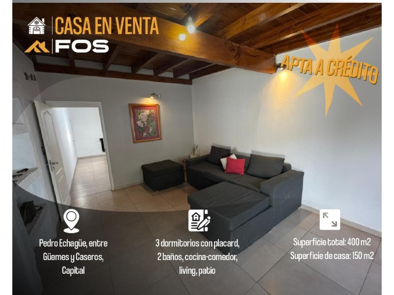 Casa De 3 Dormitorios - 2 Baños - Capital - Venta