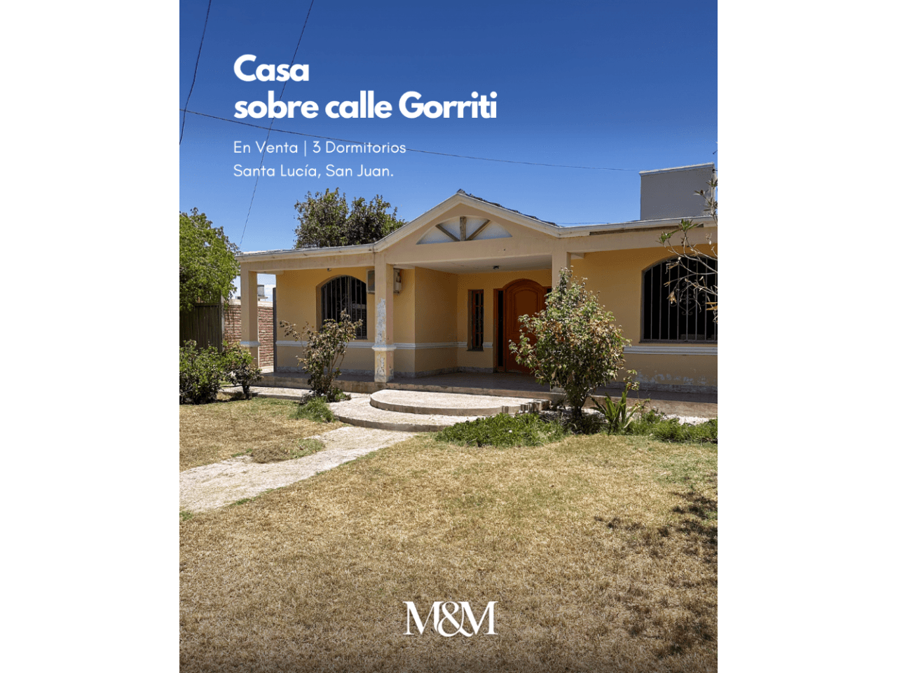 ⚫️ Apta Crédito | Venta Casa 3 Dormitorios | Sobre Calle Gorriti A 100 Metros De Av. H. Yrigioyen | Santa Lucía