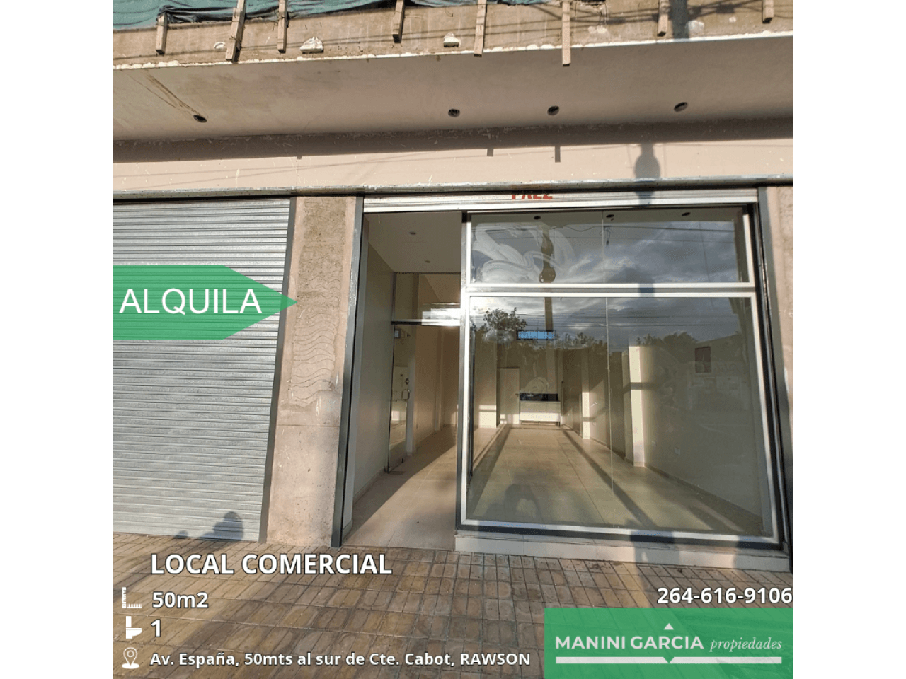 Alquiler -  Local Comercial A Estrenar Sobre Av. España