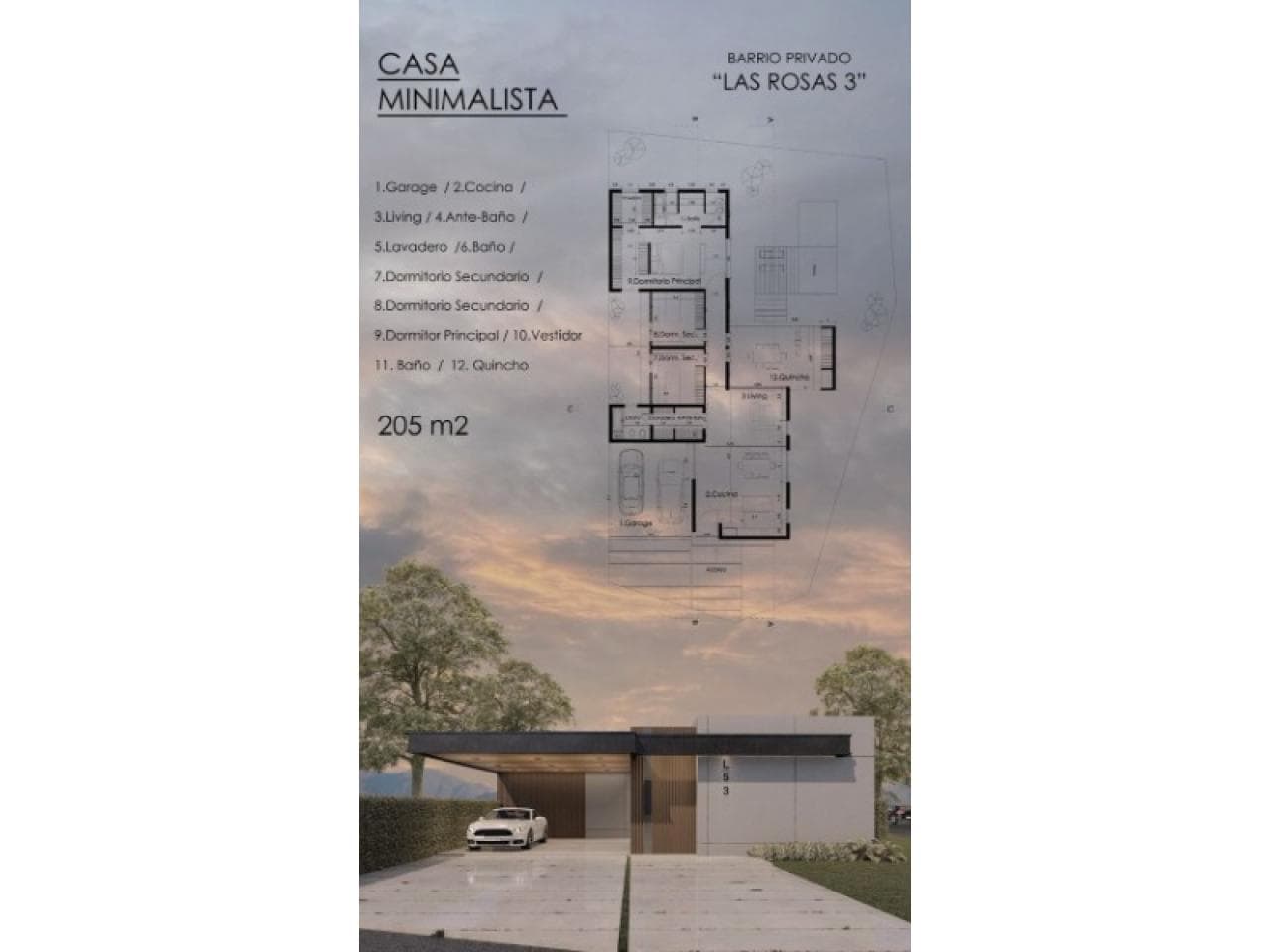 Venta. Casa Barrio Privado Campo Las Rosas 3