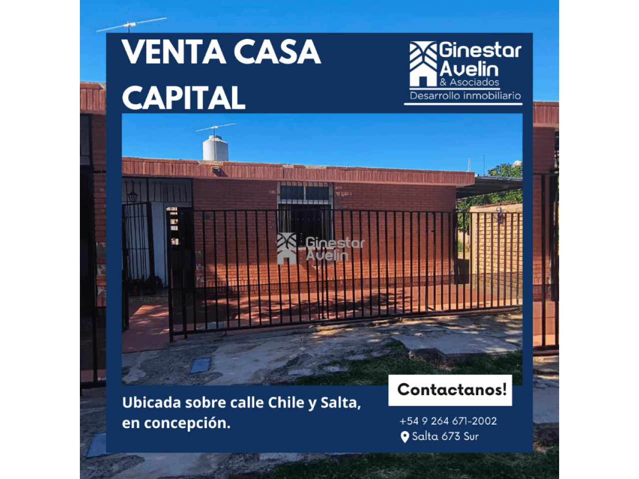 Venta - Casa - Sobre Calle Chile Y Salta - 323m2 - Capital - 3 Dormitorios