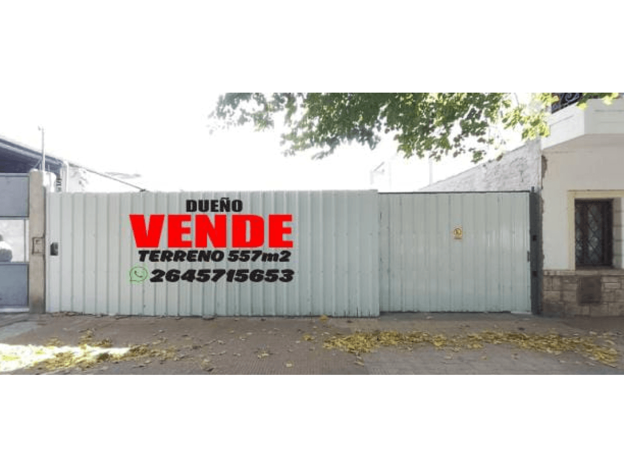 Venta De Importante Terreno Sobre Avenida Gral San Martin