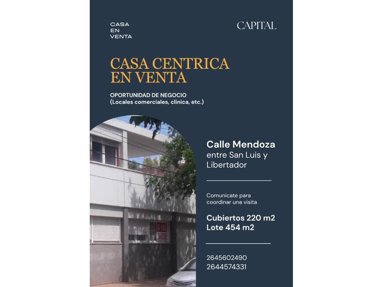 Excelente Oportunidad. Venta. Casa Céntrica, Excelente Ubicación. Ideal Clínica, Laboratorio.