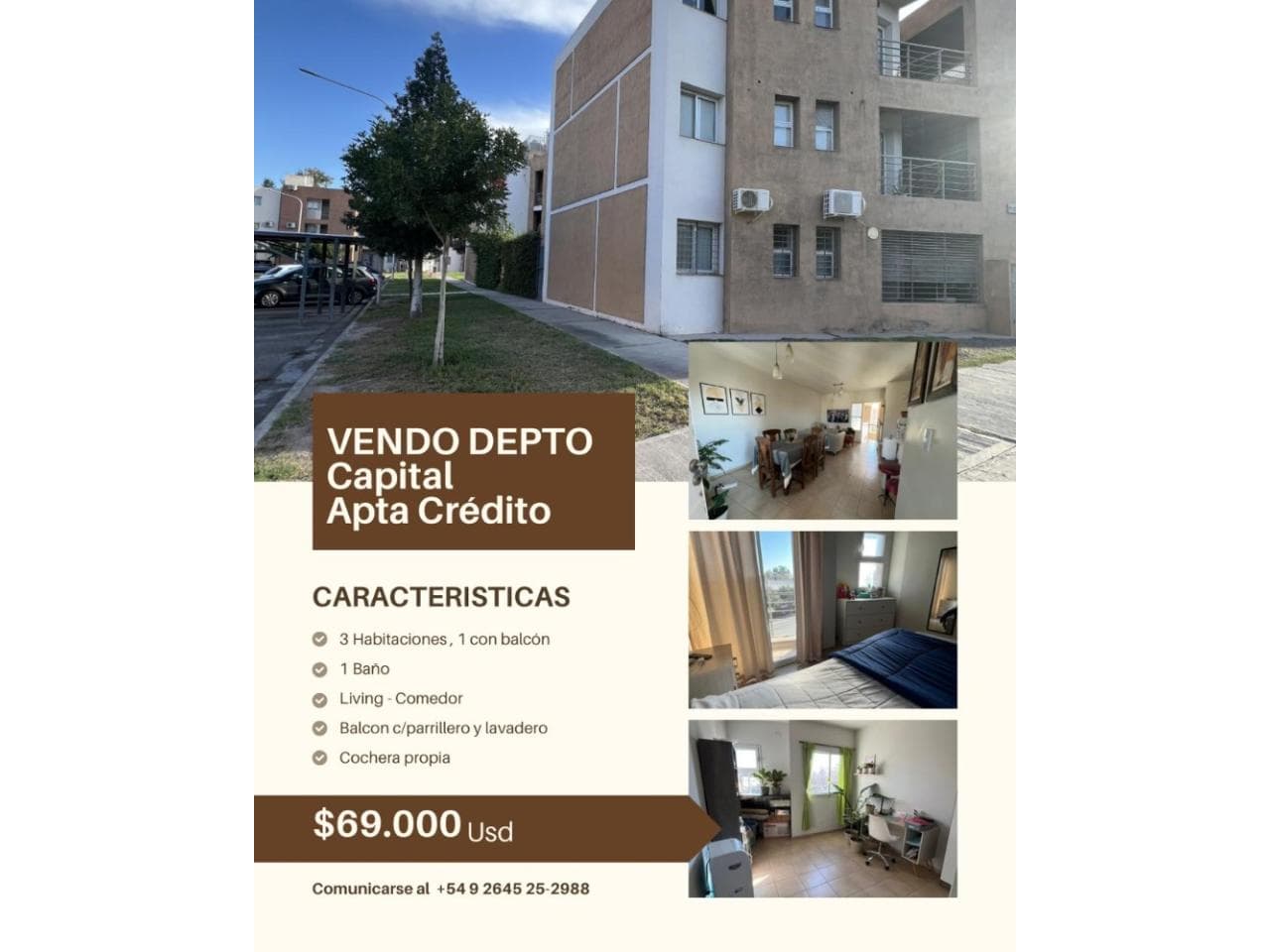 Venta De Departamento En Capital - Barrio Los Aromos