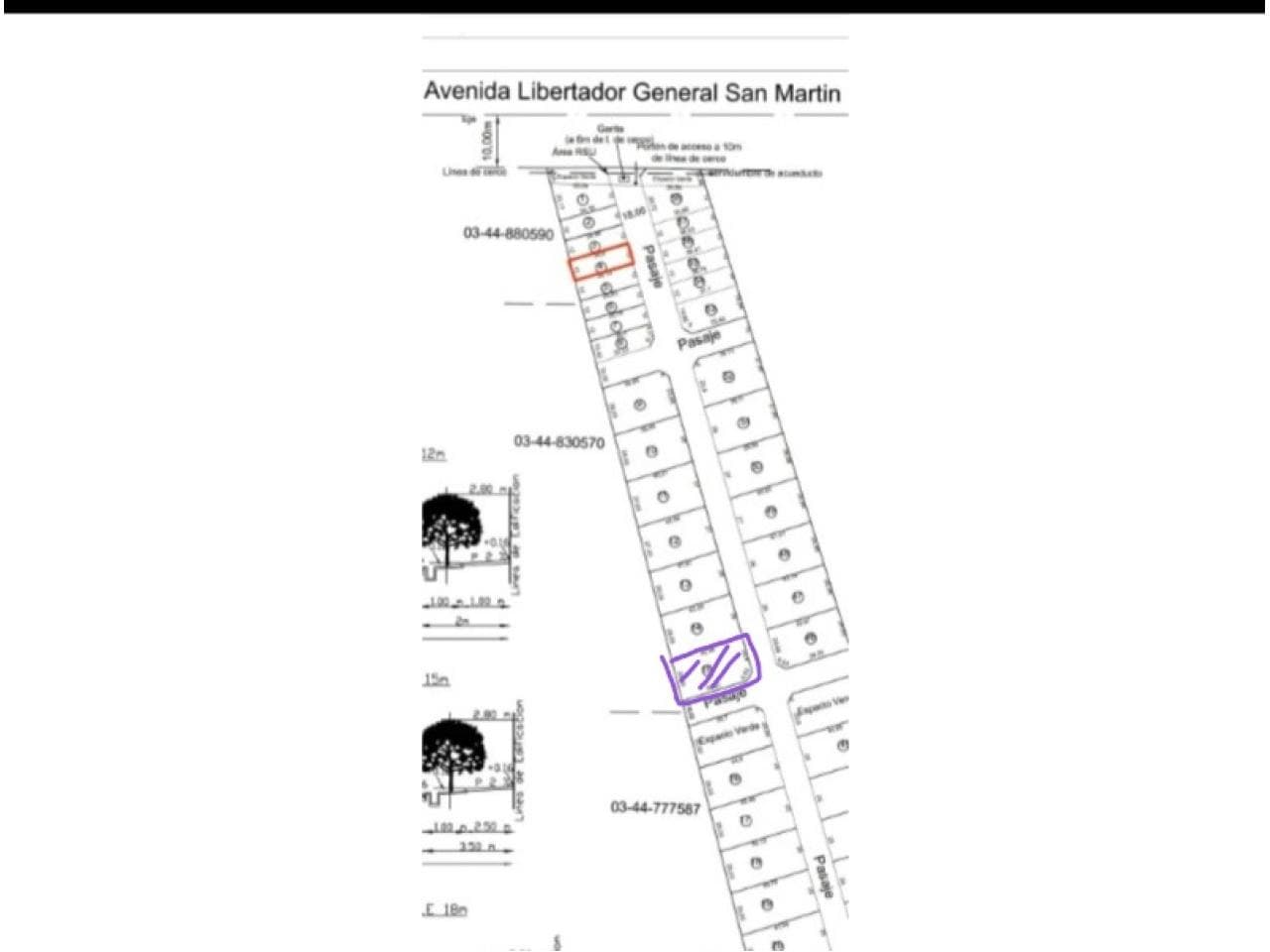 Venta Lote Santa Lucia 1200mts2 B* Privado Las Palmas