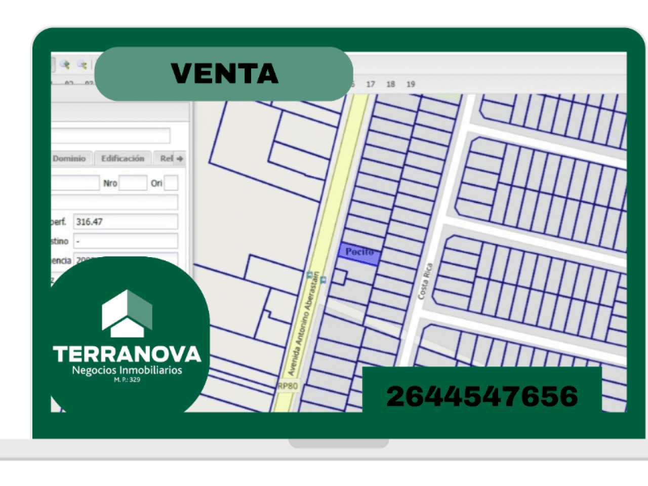 Venta. Terreno Zona Comercial Pocito