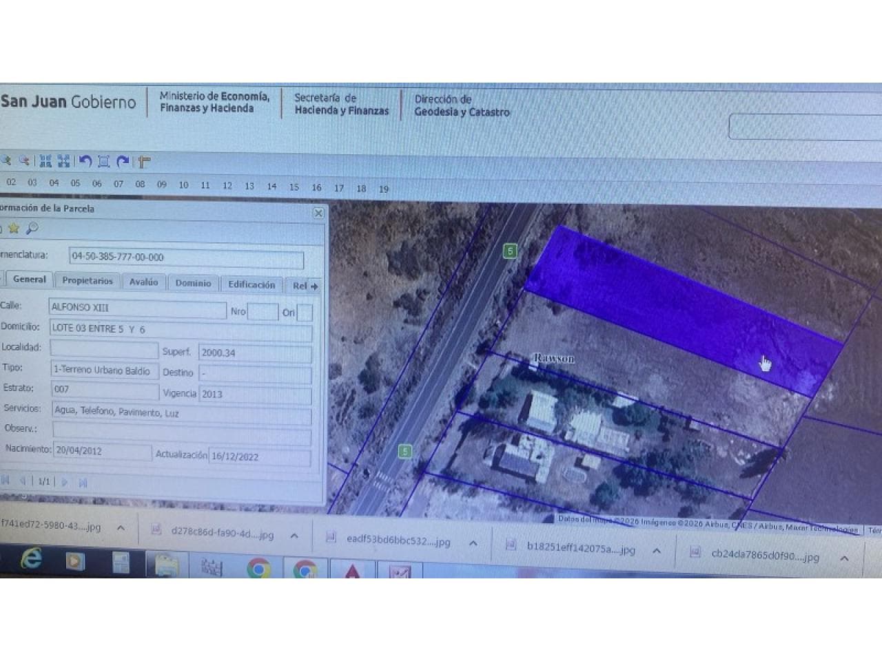 Lote 2.000 M2 Sobre Alfonso Xiii  Lote 03 Entre 5  Y  6