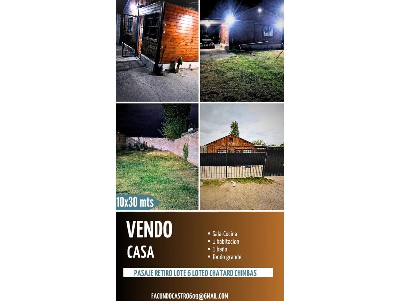 Venta. Casa. Chimbas
