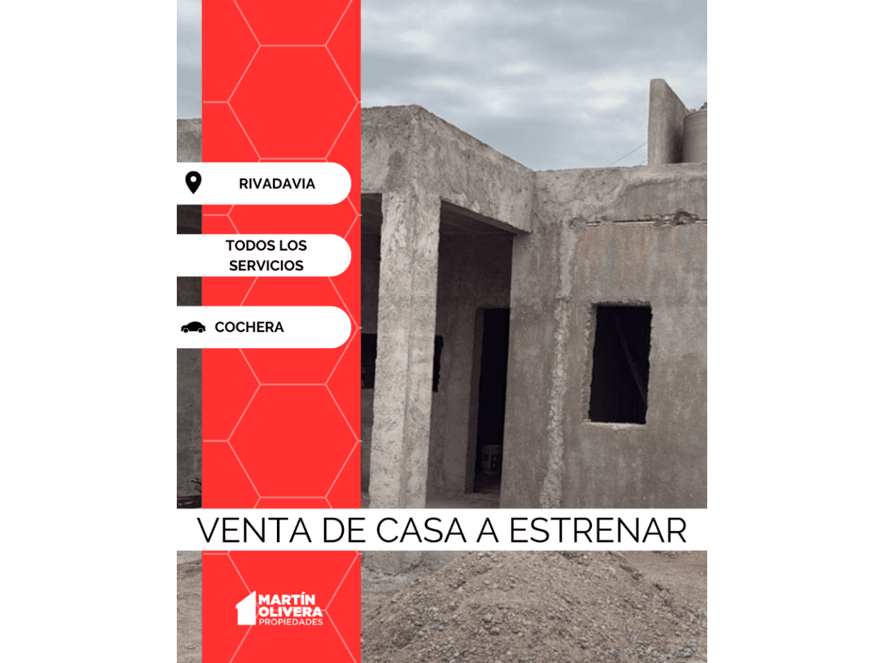 Venta De Casa A Estrenar. Rivadavia