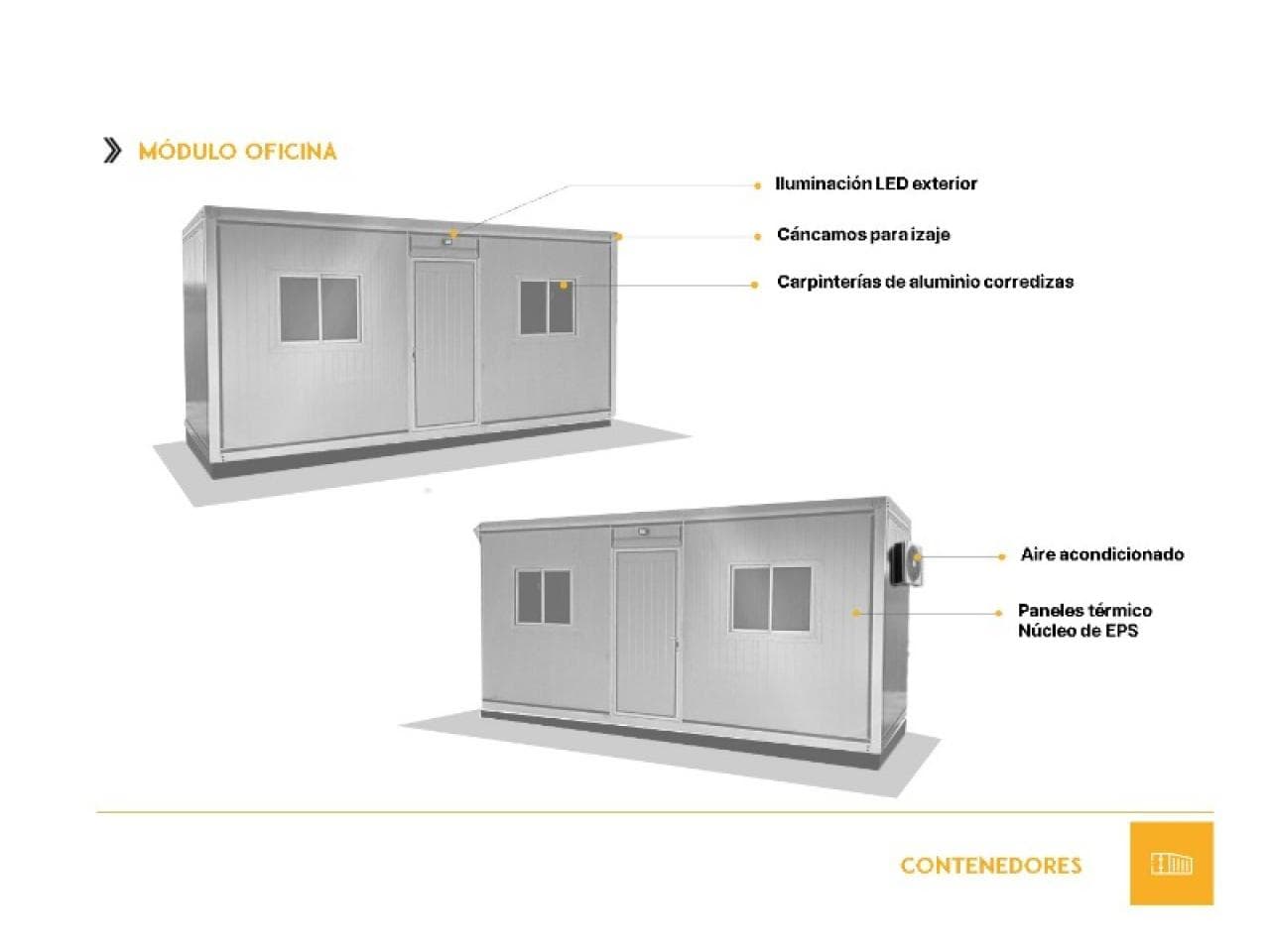 Venta Y Alquiler De Módulos Oficinas, Comedor Y/o Pañol Para Establecimiento Provisorio O Móvil. Iglesia