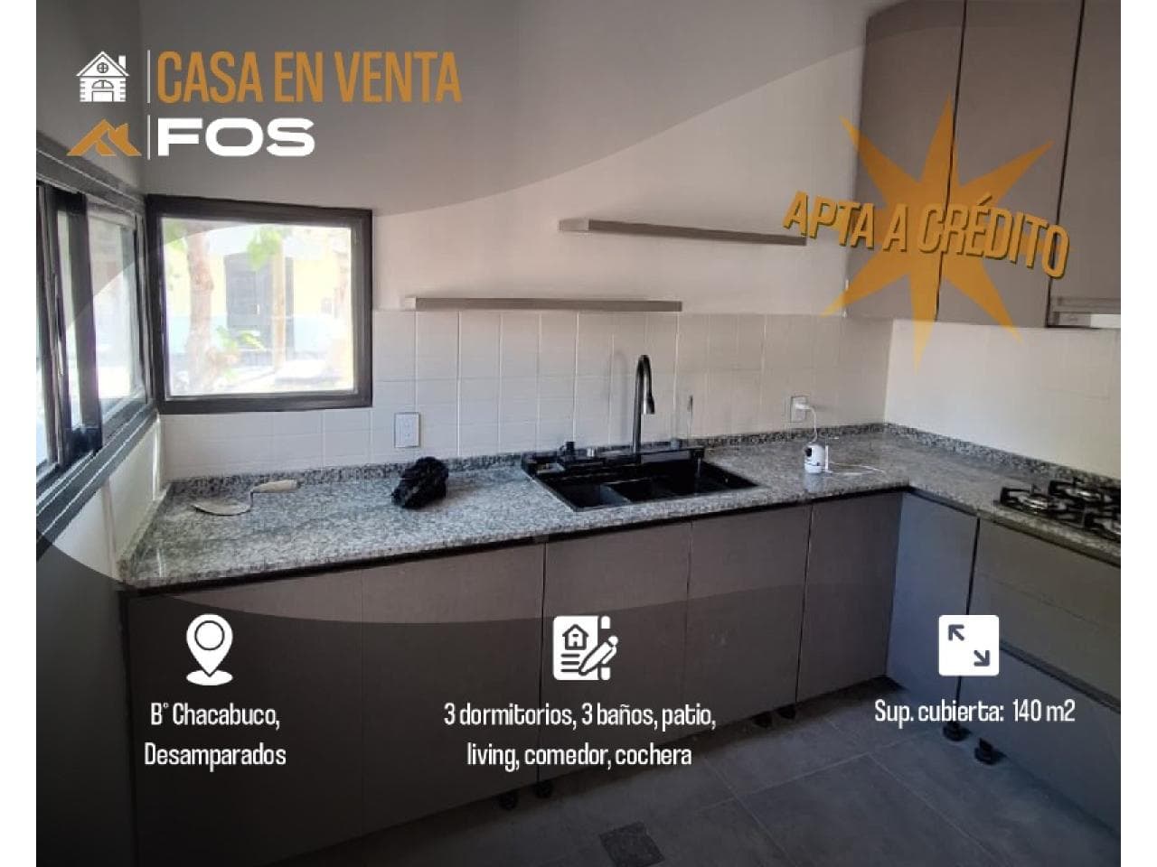 Venta. Casa En Barrio Chacabuco - Desamparados - Apta A Crédito - Capital