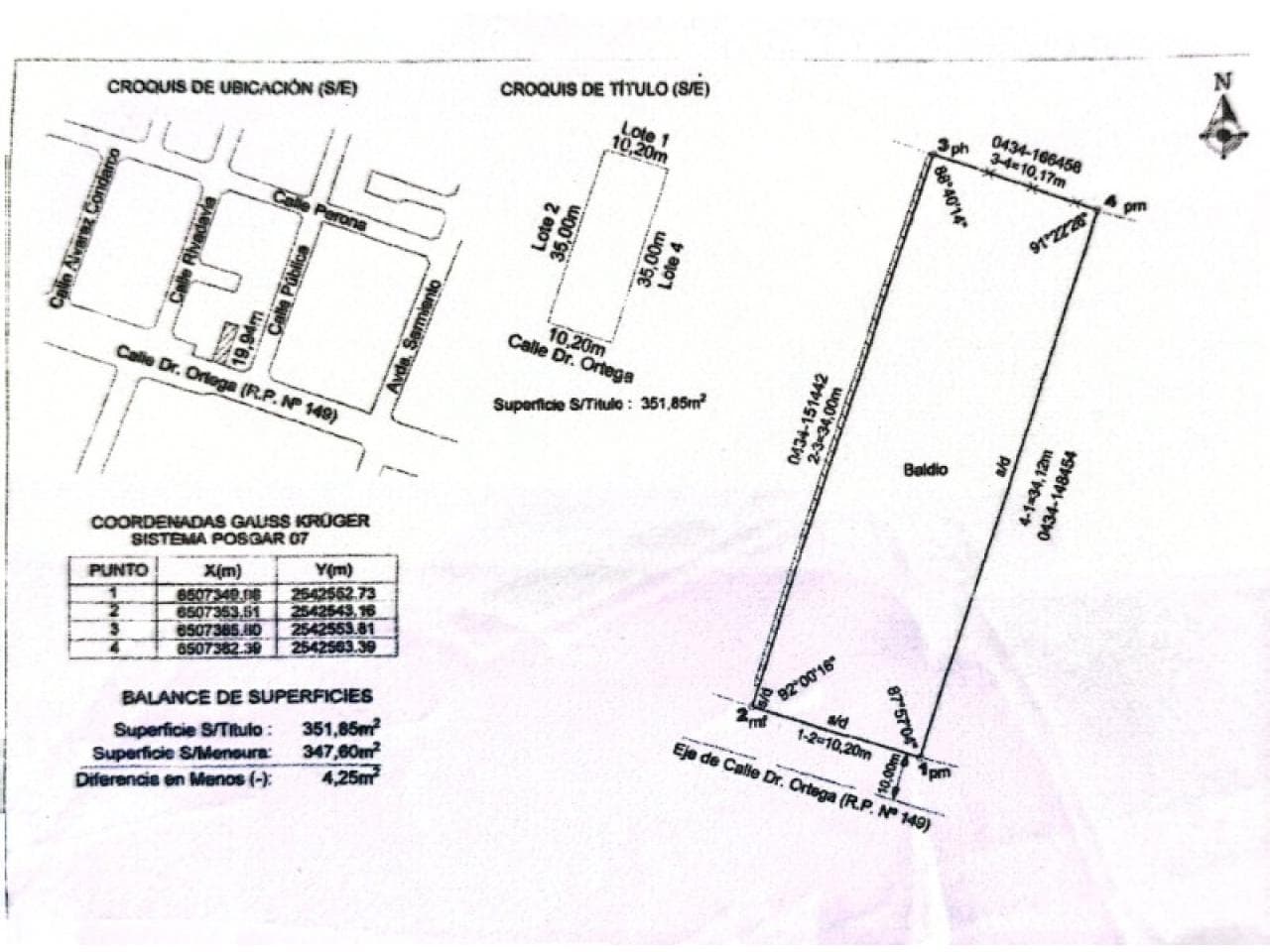⚫️ Venta Terreno 350 M2 | Sobre Dr. Ortega Antes De Paula A. De Sarmiento | Rawson