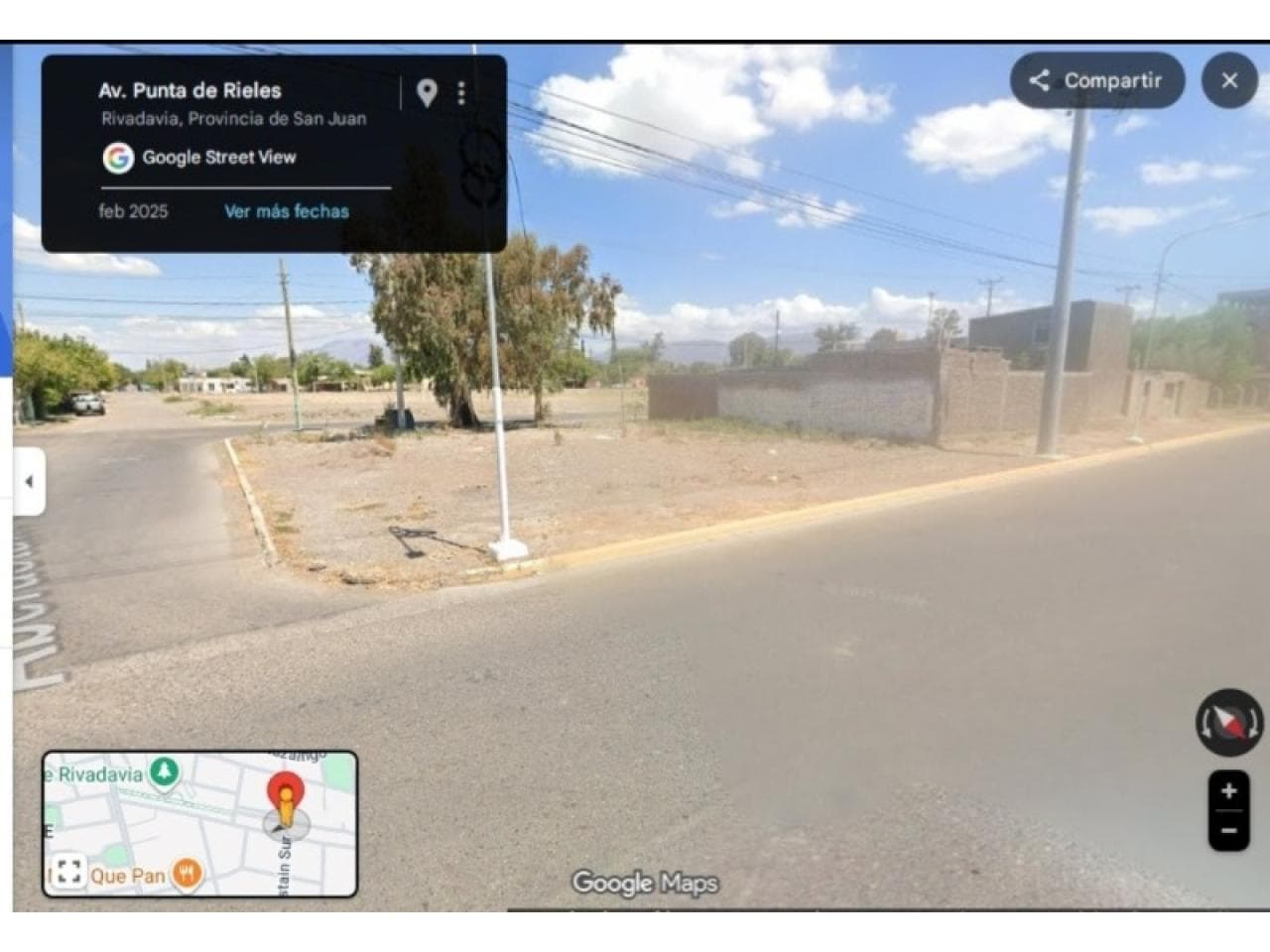Vendo Lote Rivadavia Excelente Ubicación.