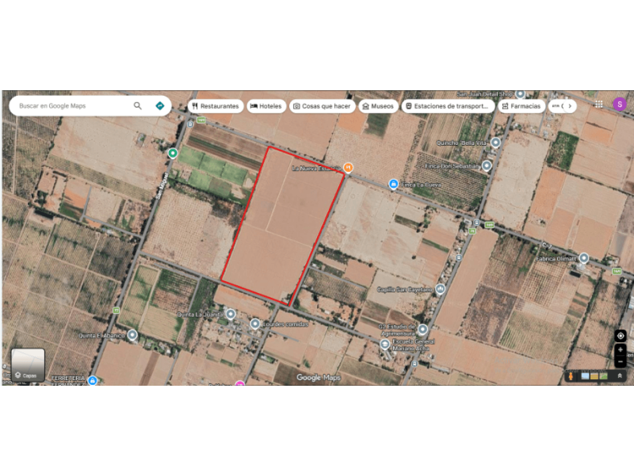 Venta Finca Agro - Industrial " Calle 7 - Pocito "