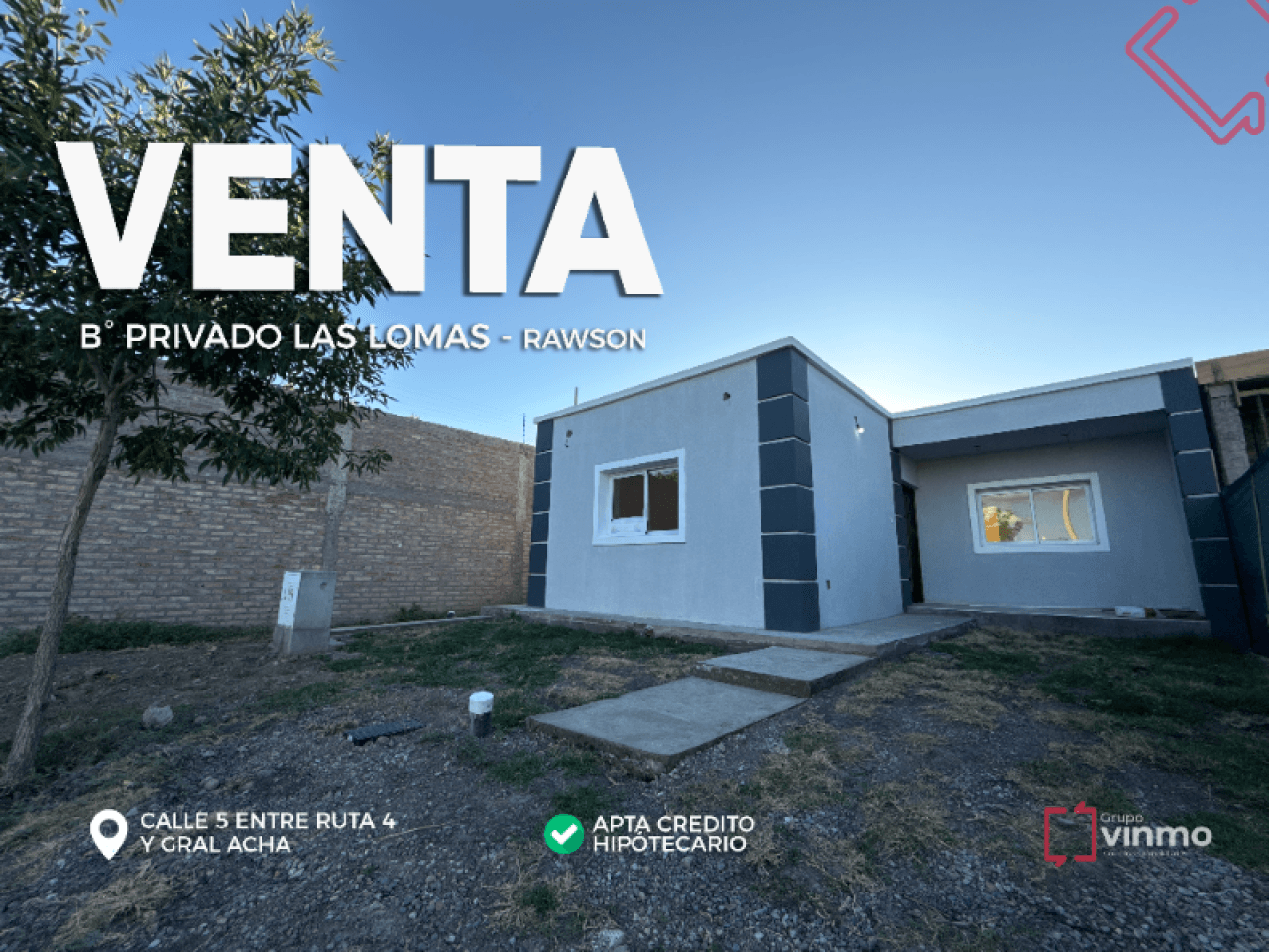 Venta Casa Rawson A Estrenar Barrio Privado Las Lomas