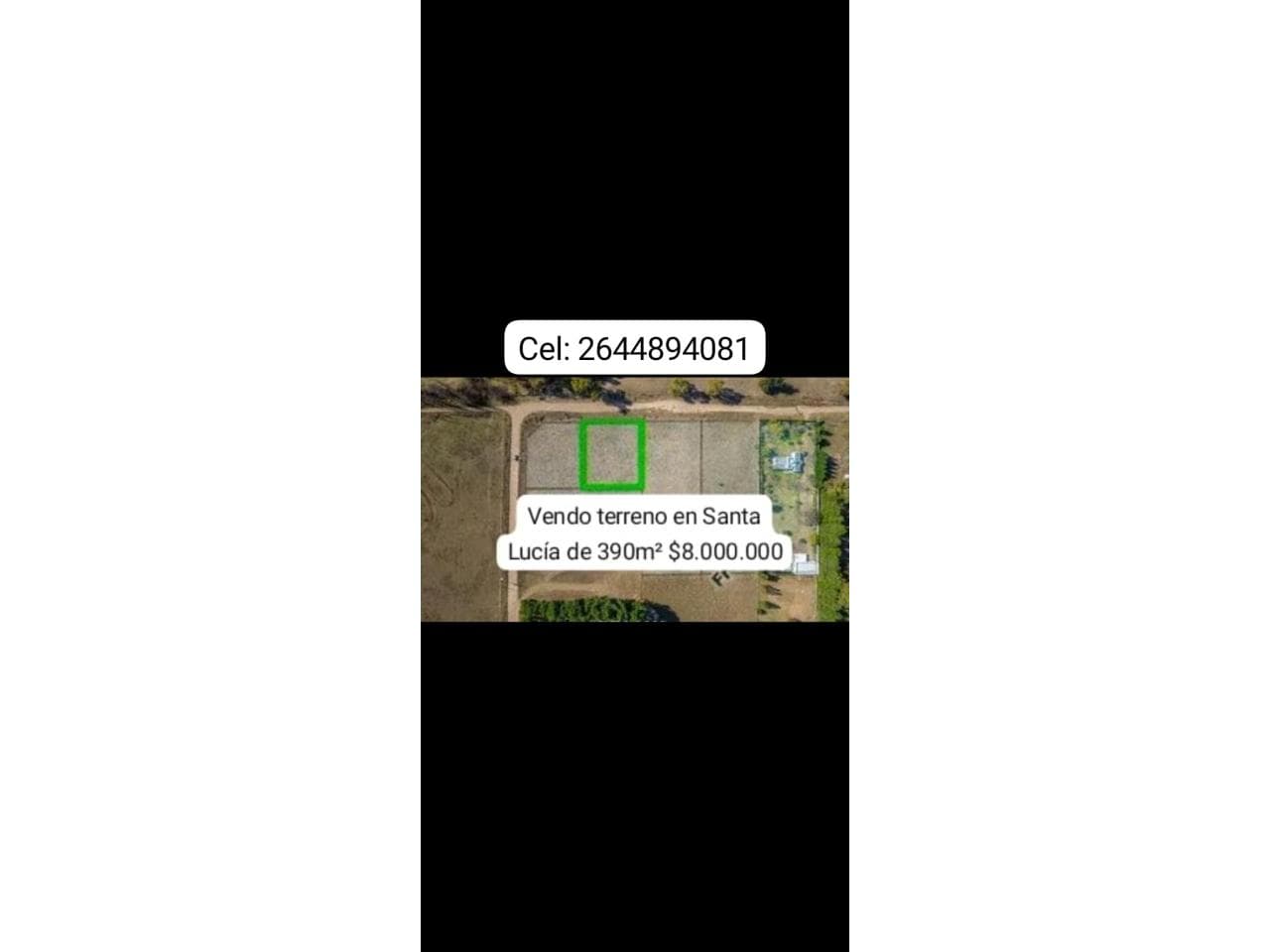 Venta Terreno En Santa Lucia. Permuto Por Moto De 500cc
