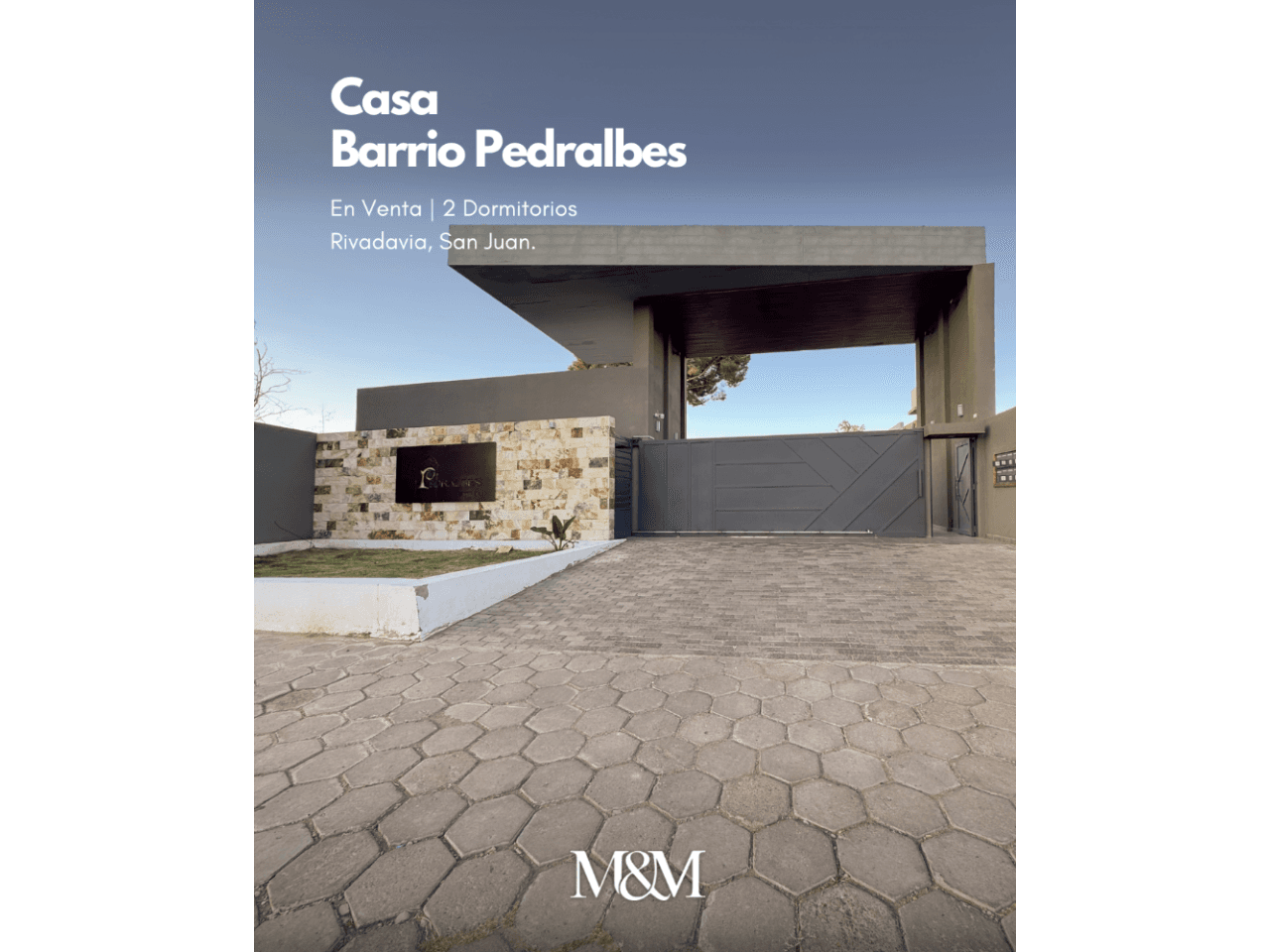 ⚫️ Venta Casa 2 Dormitorios | Barrio Cerrado Pedralbes | Rivadavia