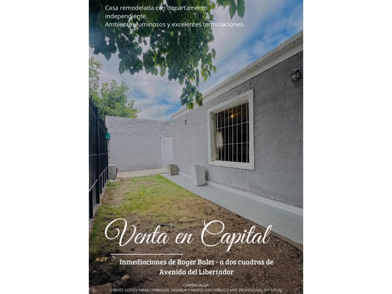 Venta De Casa Totalmente Remodelada Con Departamento, 3 Dormitorios - A 2 Cuadras De Av. Libertador. Capital