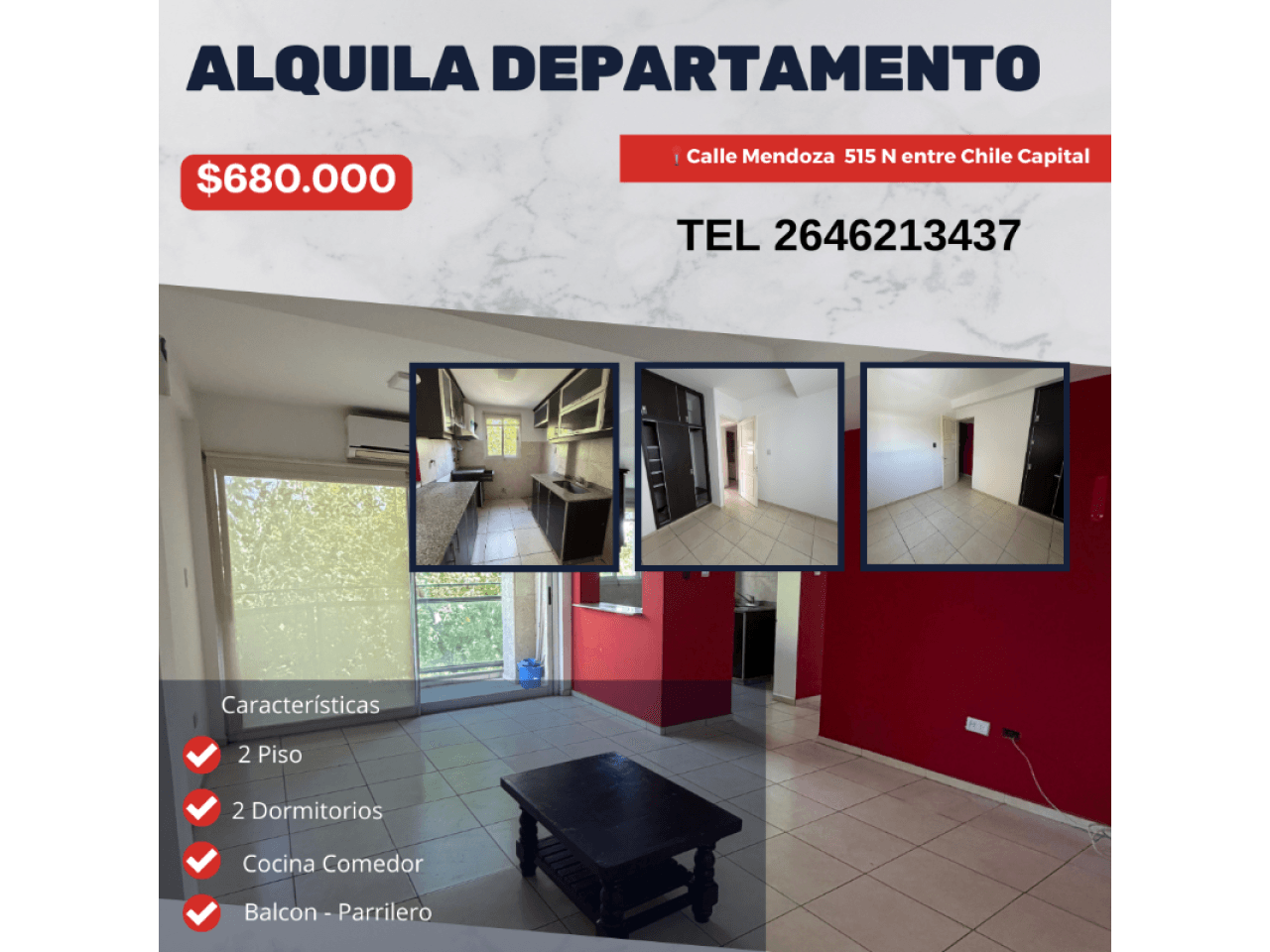 Alquila Departamento De Categoría