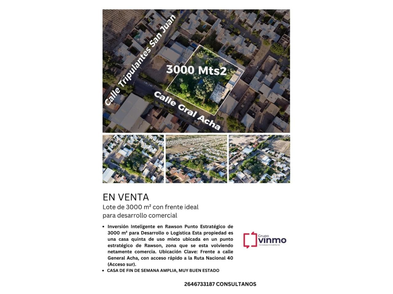 Casa Quinta En Rawson - Amplio Terreno - Ideal Inversión