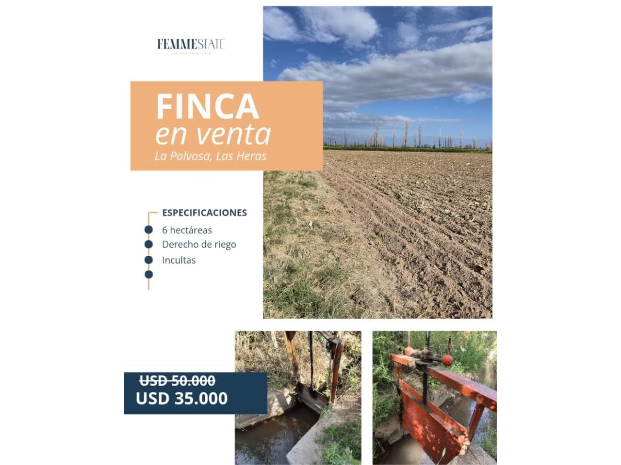 Venta De Finca En La Polvosa - Las Heras - Mendoza - Argentina