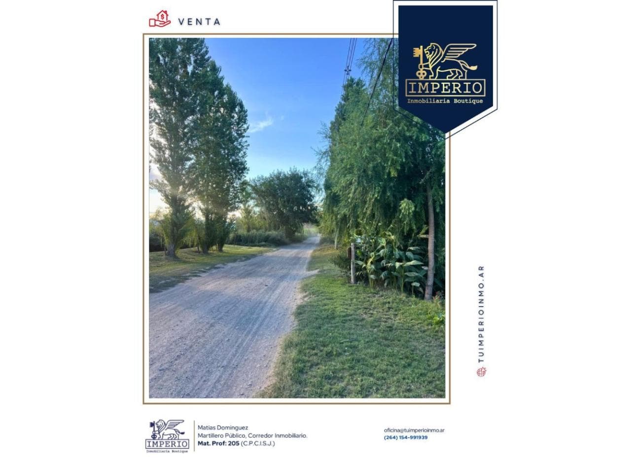 Venta. Terreno De 10.000m2 . Rawson