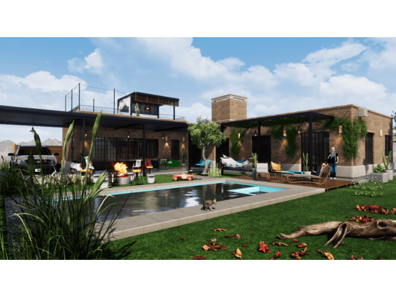 Hermoso Proyecto De Casa De Fin De Semana Aprobado, Listo Para Ejecutar Obra. Capital