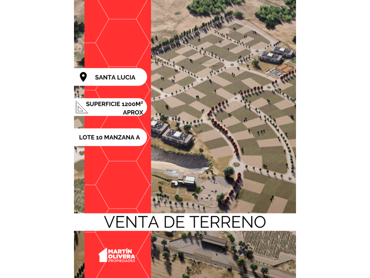 Venta De Terreno En Barrio Privado. Santa Lucia