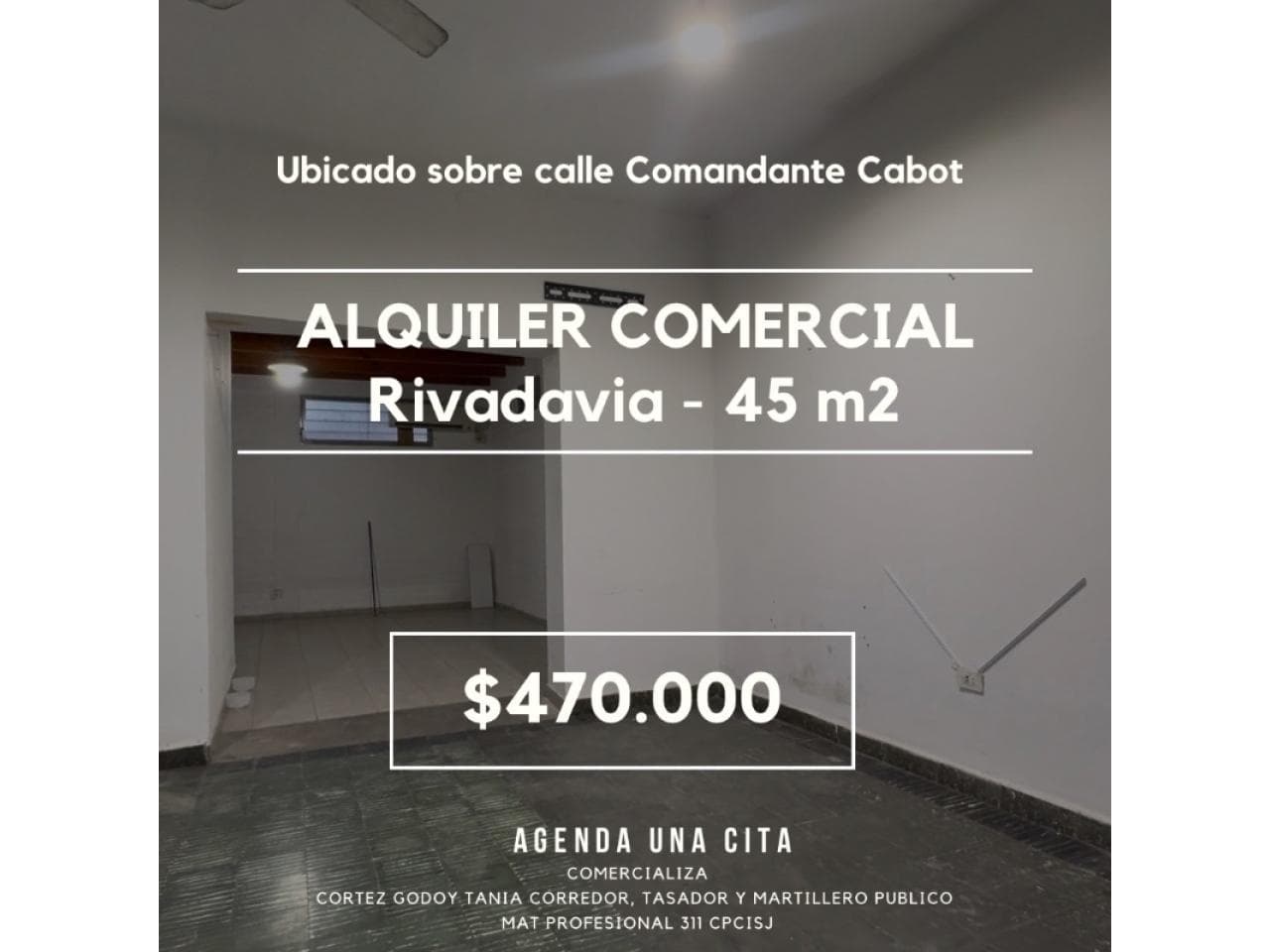 Alquiler Salón Comercial - Rivadavia
