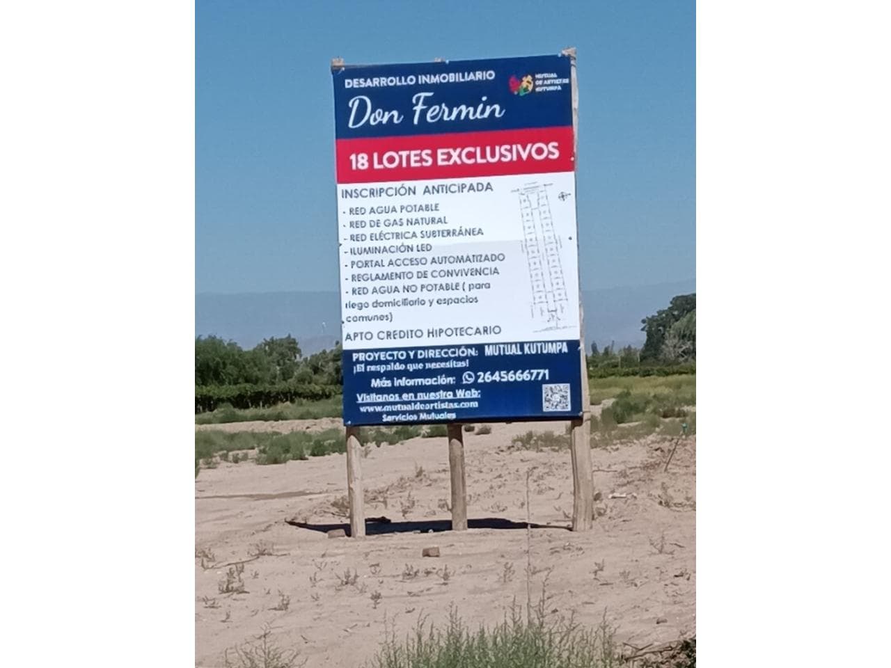 Venta. Loteo Privado " Don Fermin "