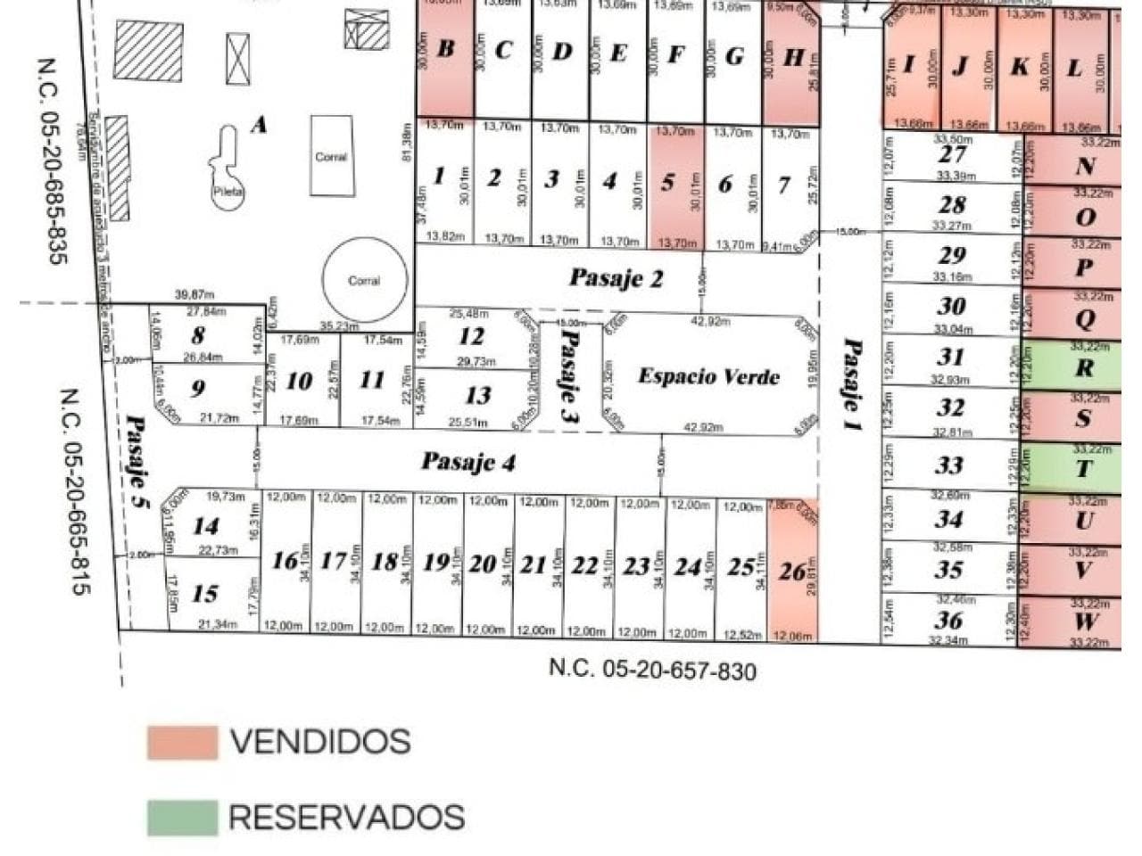 Lotes De 400m2 Con Todos Los Servicios Listo Para Escriturar Ubicado En Calle San Miguel Entre Calle 5 Y 6 Pocito