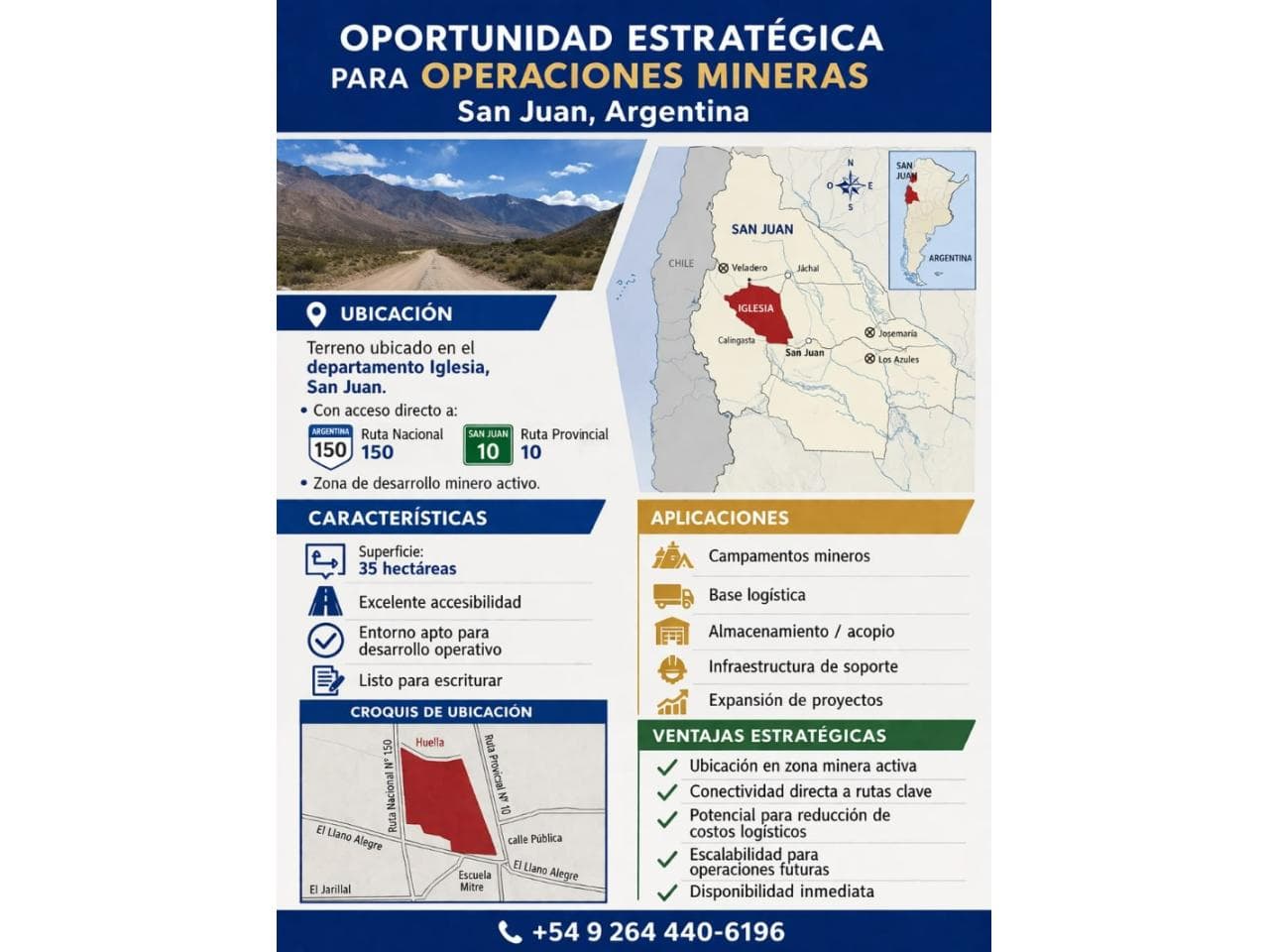 Oportunidad De Inversión Estratégica En Iglesia, San Juan, Argentina