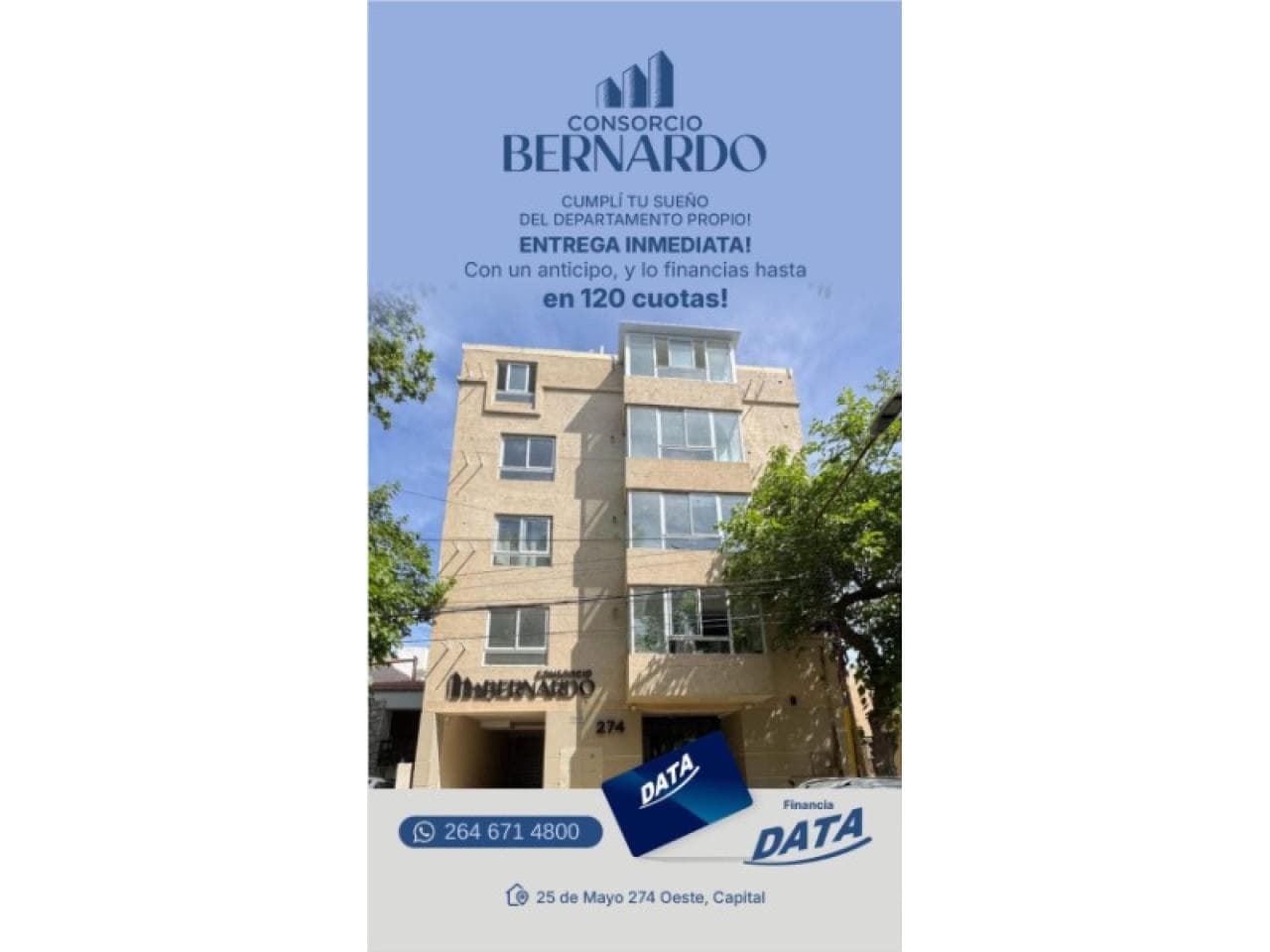 Consorcio Bernardo Vta Dptos