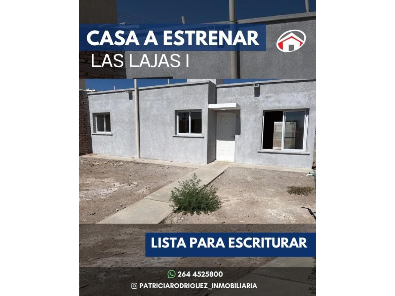 🏠 Oportunidad Inmobiliaria Vende: Con Credito Hipotecario Casa A Estrenar Con Gran Potencial  Barrio Las Lajas I