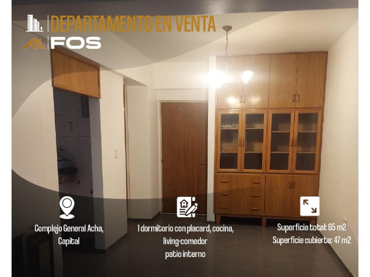 Departamento Planta Baja De 1 Dormitorio Y Patio Interno - Venta - Capital