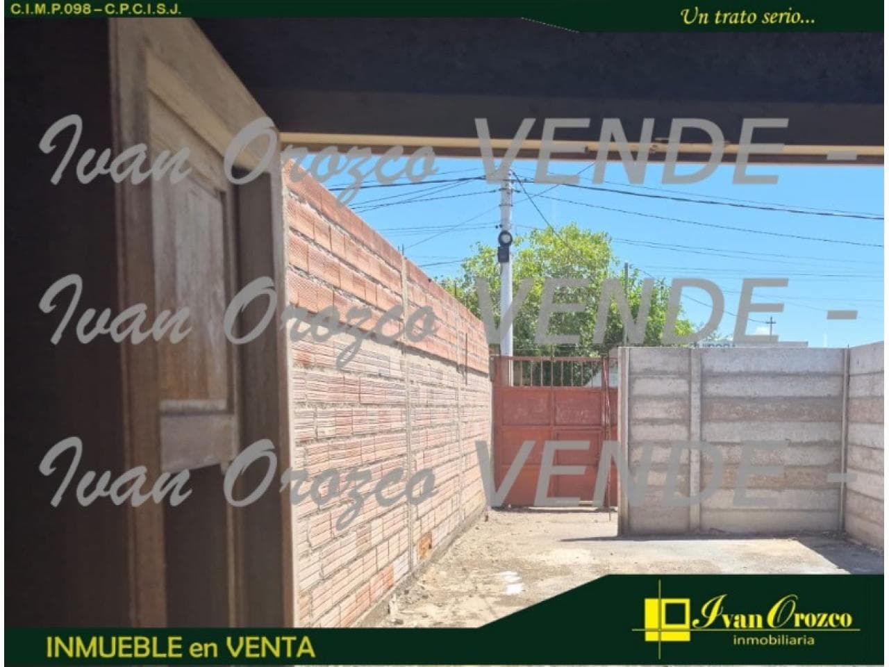 Red Inmobiliaria Ivan Orozco Vende Terreno Con Inicio De Construccion En Chimbas