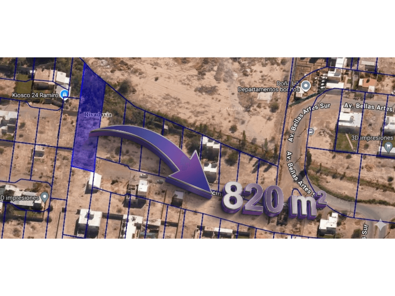 Lote De 820 M² Con Potencial Zonificacion R3 B° Natania De Olivares