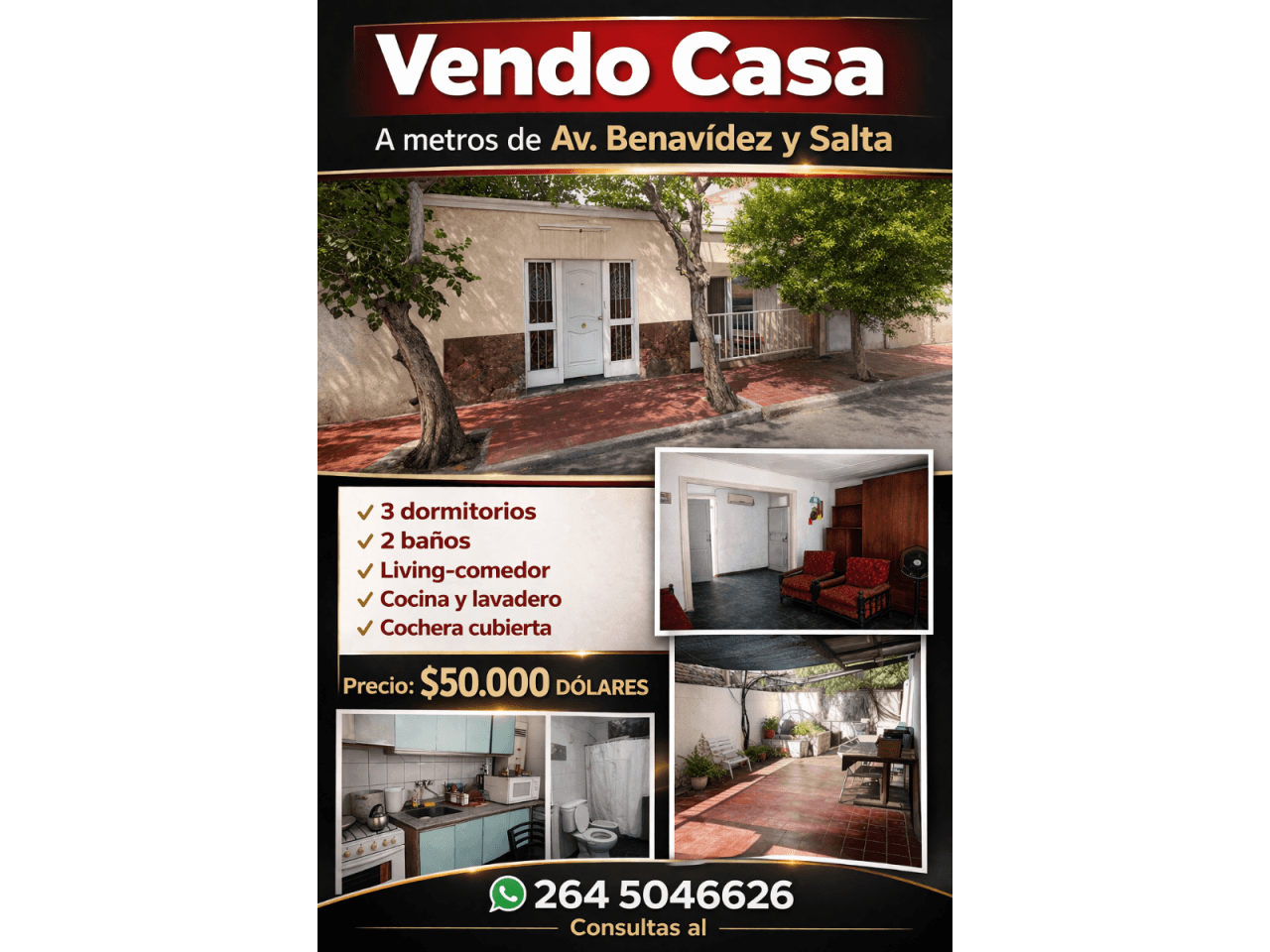 Casa Zona Benavidez Y Salta