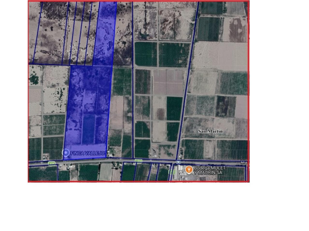 Vendo Finca 20 Hectareas, Calle Quiroga (cerca Bodega Mulet) Con Pozo  4 Hta Cereza Y Torrontes - 12 Hs Riego