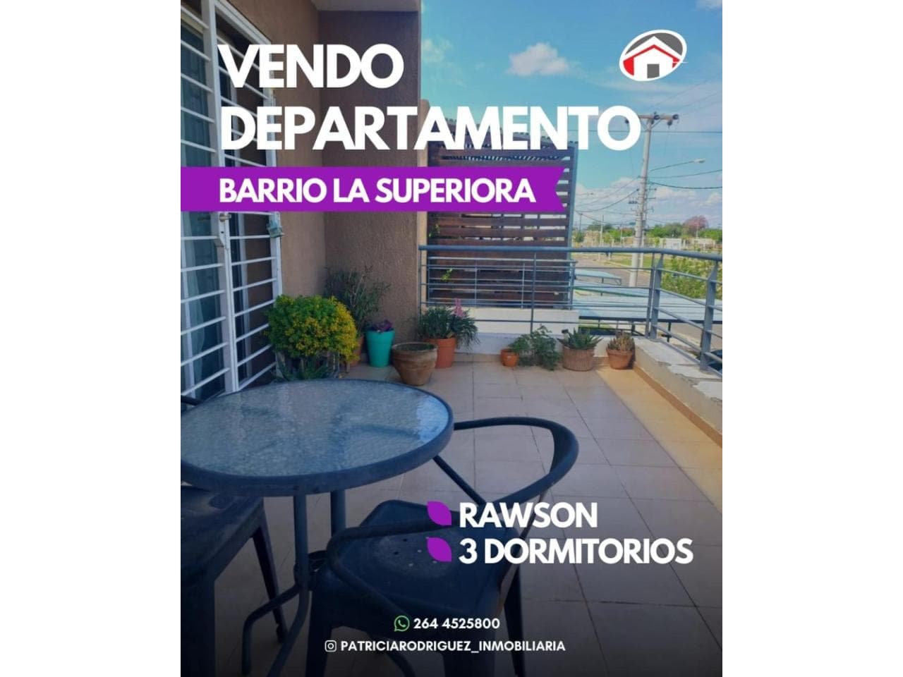 Oportunidad Inmobiliaria Venta Departamento Impecable De 80 Mrts2 ,1er Piso B° La Superiora - Rawson