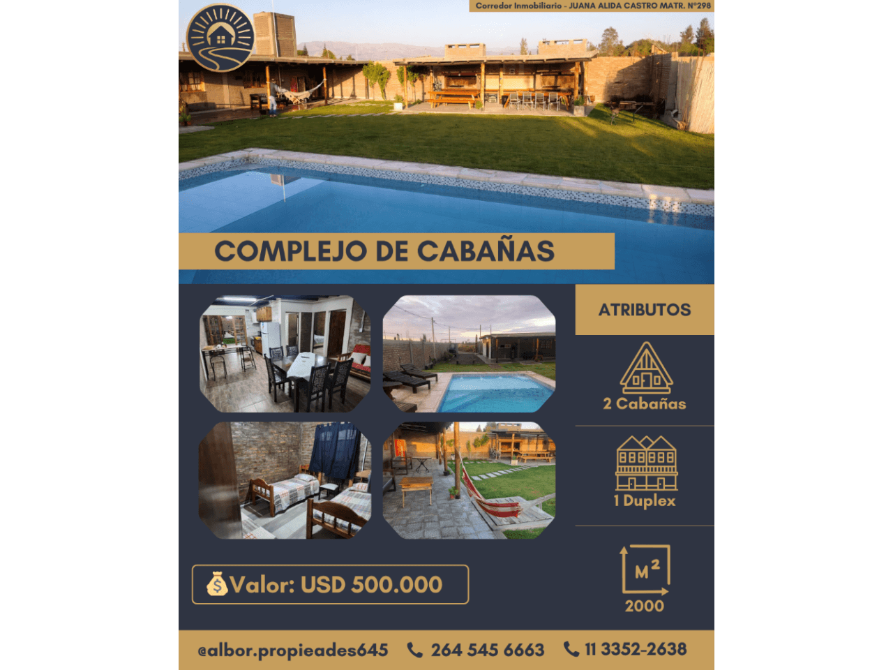 Venta Complejo Con Cabañas