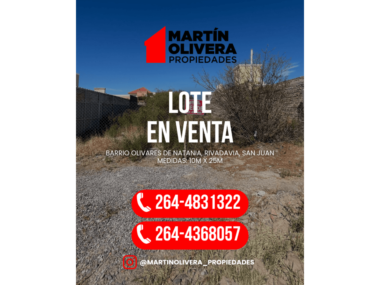 Venta De Lote En Rivadavia