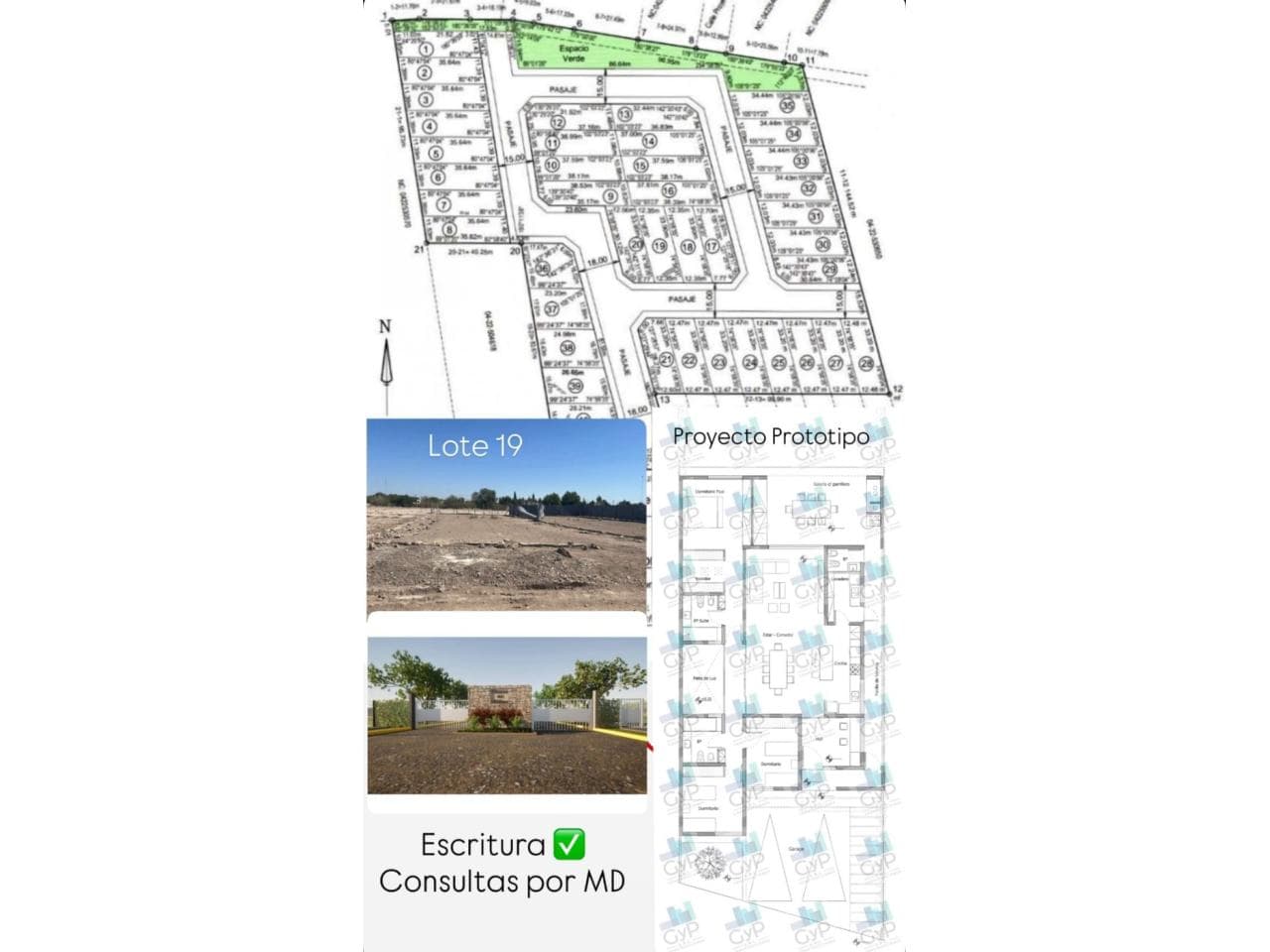 Venta De Lote + Proyecto Prototipo. Rawson