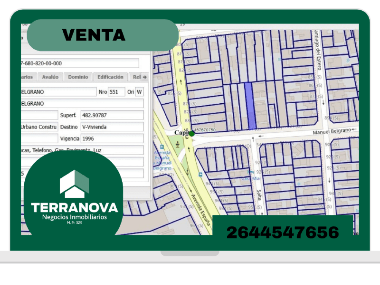 Venta Amplio Terreno En Capital