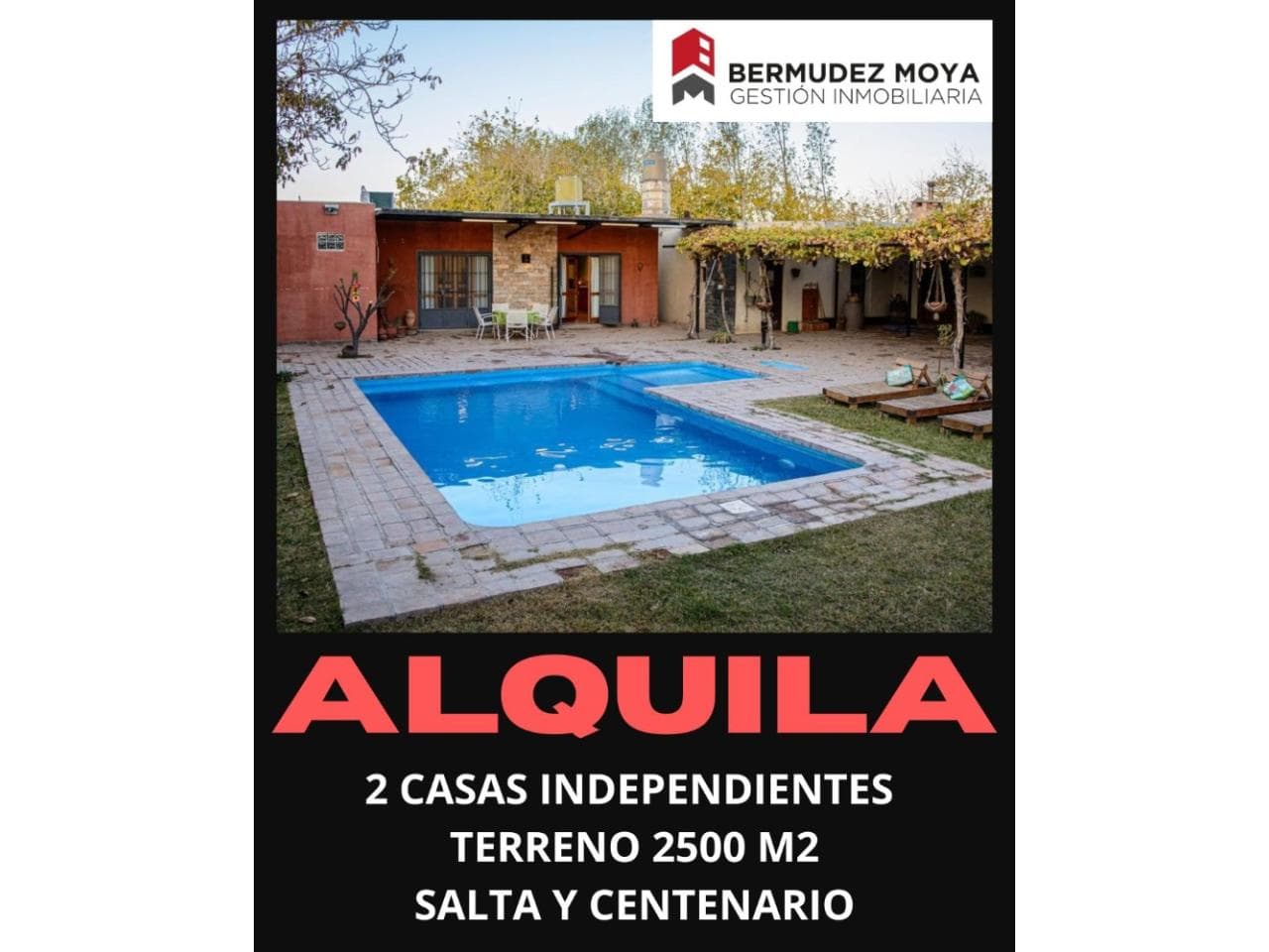 Alquiler Casas En Chimbas, Calle Salta Y Centenario, Amplio Terreno