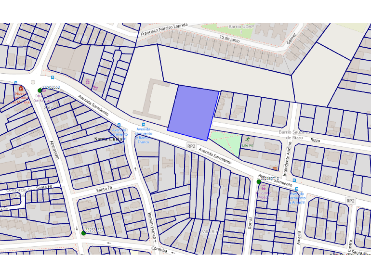 Venta. Excepcional Terreno De 3.936 M2 Aprox. S/ Av Sarmiento Con 57 Mts De Frente - Escrituracion Inmediata. Sta Lucia