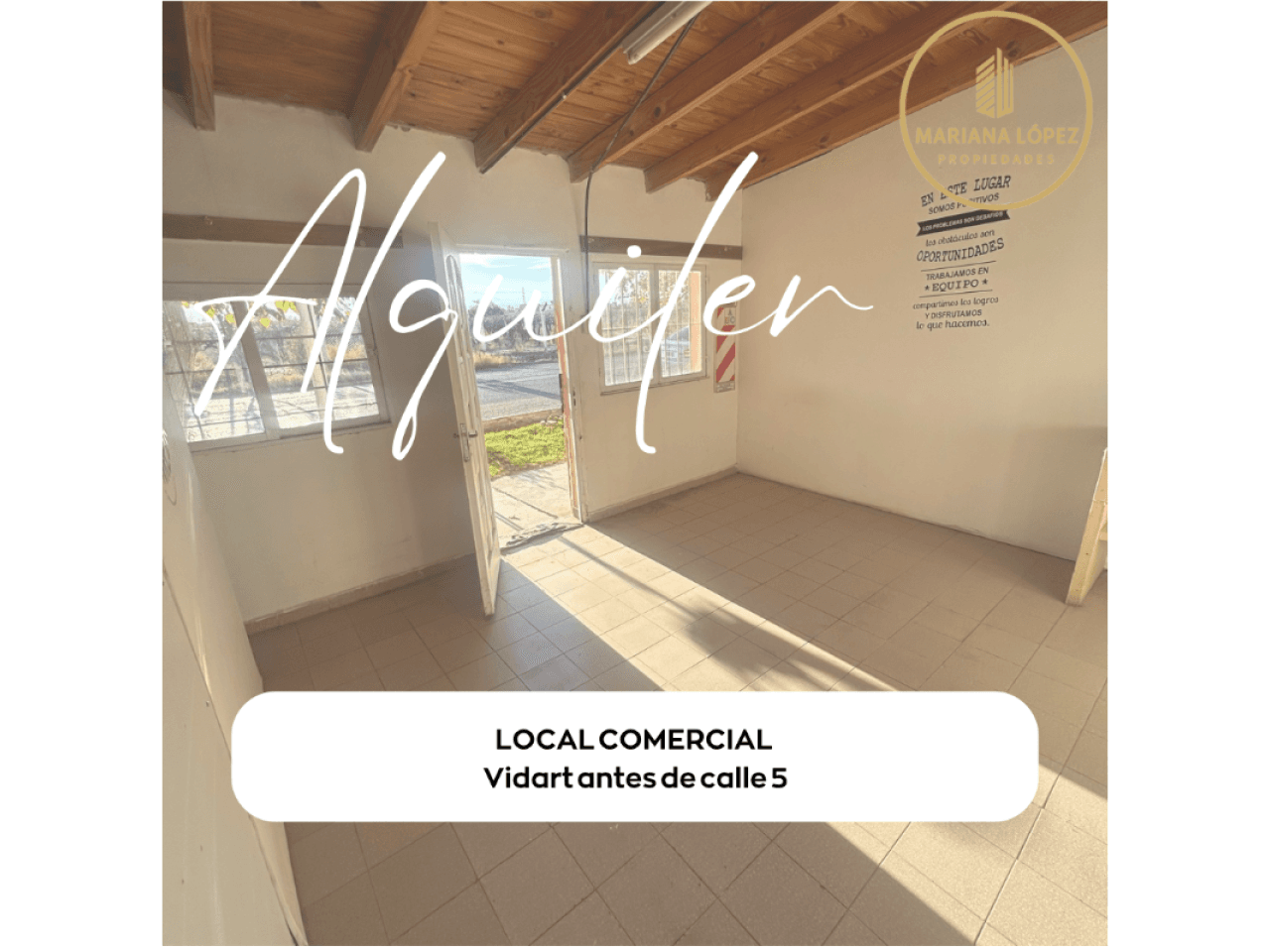 Alquiler De Local En Rawson Calle Vidart Y Calle 5. Rawson