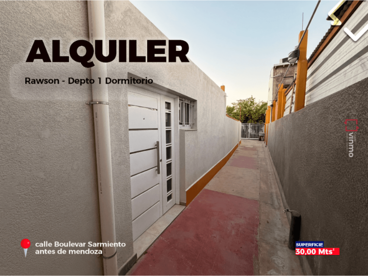 Alquiler Departamento 1 Dormitorio, Inmejorable Ubicación. Rawson